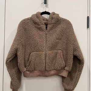 Skims Teddy Zip Up Hoodie